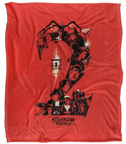 Stranger Things Chapter 2 Poster Silky Touch Super Soft Throw Blanket 152 X 127 cm