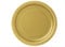 Gold Solid Round Paper Dessert Plates (17cm) 8 Count - Vibrant Paper Plates for Parties and Events, Perfect for Appetizers, Snacks, and Desserts
