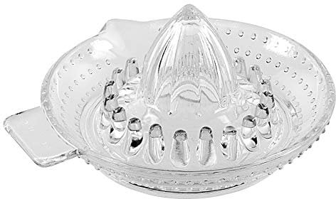 KitchenCraft Manual Glass Citrus Juicer, Lemon Squeezer, 14.5 cm