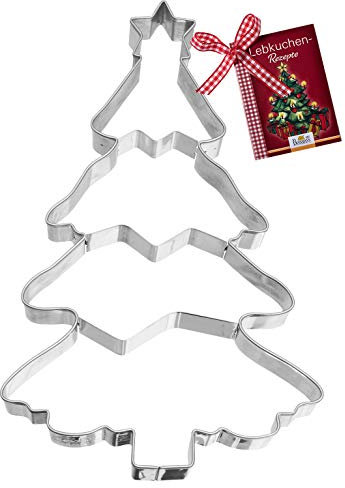 RBV Birkmann, 191297, XXL Ausstechform Christbaum, mit Innenprägung, Edelstahl