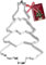 RBV Birkmann, 191297, XXL Ausstechform Christbaum, mit Innenprägung, Edelstahl