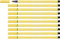 STABILO - Premium-Filzstift - Pen 68-10er Pack - gelb