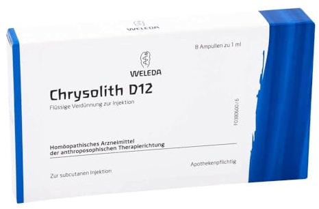 CHRYSOLITH D 12 Ampullen 8X1 ml