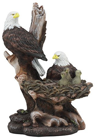 Ikarus Amerikanischer Glatzenadler im Nest, Familienfigur