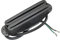 Musiclily Hot Rails Céramique Micro Humbucker Format Simple Bobine pour Guitare électrique Fender Strat Squier, Noir avec Rail Noir