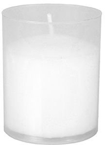 PAPSTAR 96 Partylichte Ø 5 cm, 6,5 cm transparent 85262 Kerzen + Partylicht + Kerze