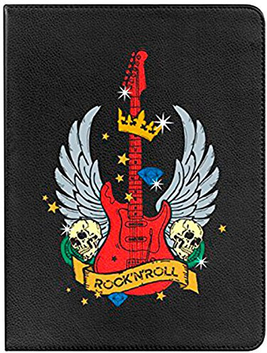 BeCool Funda Tipo Libro para Samsung Galaxy Tab A 7.0 2016 - Carcasa giratoria 360 Grados con función Soporte, Diseño Guitarra