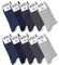 Mat And Vic's Chausettes, Confortables, Respirantes - Jeans Colors - Lot de 10 paires 47-50