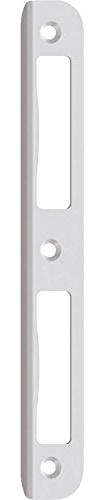 Winkelschließblech R 10 rund Blindlappen 8 mm 1 WB 2492, Nickel- silber lackiert
