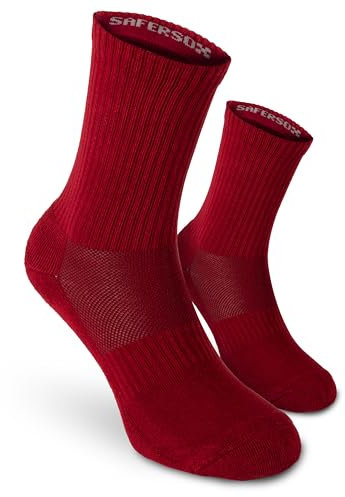 Safersox Mückenschutz Socken, 1 Paar, Bordeaux, 43-46