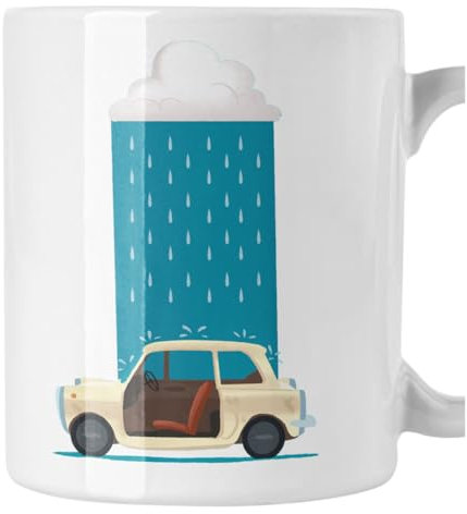 bubbleshirt Tazza Mug in ceramica nuvola di Ugo - film cult anni '80