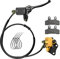 Pinza freno Anteriore a Disco Idraulico Cilindri per 50cc 70cc 90cc 110cc 125cc Dirt Bike Pitbike Moto
