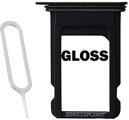 Sim Card Tray for iPhone 7 Black Glossy
