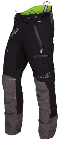 ARBORTEC Breatheflex Pro - Pantalón de protección contra cortes (talla L), color negro