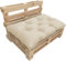 chilly pilley Cojín para Palets Cojín para Palets Impermeable Cojín para Palets Cojín para Jardín Impermeable Repelente Al Agua Muchos Tamaños Y Colores (cojín de Asiento 120 x 60. Crema)