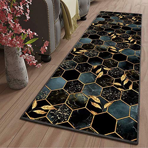 LYYK Fußmatte 120x140cm küche rutschfest waschbar bunt Superabsorbierendes LäUfer Teppiche Flur für Wohnzimmer Schlafzimmer Küche Flur Brücke, Color19