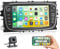 [1+32G]CAMECHO Android 13 Autoradio per Ford Focus mk2 Mondeo Cmax Galaxy Smax Kuga, 7 Pollici HD TouchScreen Schermo Navigatore con Mirror Link WiFi RDS FM USB Bluetooth Comandi al Volante(Nero)