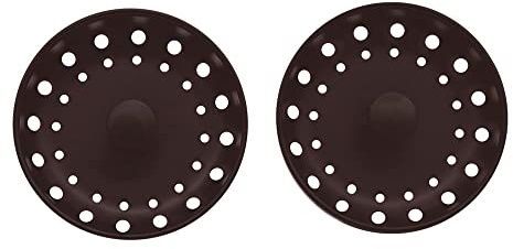 Westbrass D214S-2P-12 3-1/2 Standard Stainless Steel Post Style Large Kitchen Sink Basket Strainer Drain Stopper, 2 Pack, Oil Rubbed Bronze