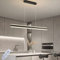 LED Hängeleuchte esstisch Pendelleuchte Schwarz dimmbar mit den Fernbedienung pendellampe höhenverstellbar Moderne Hänge lampe für büro esszimmer Arbeitszimmer Wohnzimmer Küche leuchte (150cm/60W) …