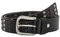 Redbridge Herren Gürtel Echtleder mit Nieten Nietengürtel Ledergürtel Leather Belt Schwarz 105