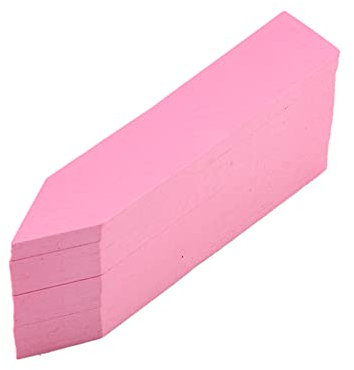 Paquete de 100 Letreros de Plantas, Tacos de Plantas de 10x2CM, Tacos de Jardín de Plástico, Etiquetado de Etiquetas de Plantas, Carteles de Hierbas, Etiquetado de Carteles de Plantas para(rosa)