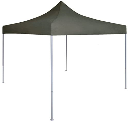 Outdoor Living - Rasen & Garten - Profi Faltzelt Partyzelt 2x2m Stahl anthrazit