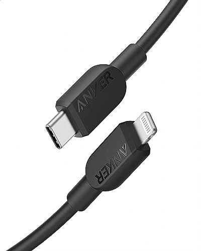 Anker USB C to Lightning Cable, 6ft MFi Certified, Fast Charging for iPhone 14 Plus/Pro/13/12/11/X/XS/XR (Charger Not Included)