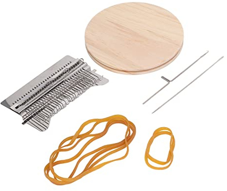 Mumusuki 28 Pins Speedweve Style Stopfrahmen, es Manuelles Stopfwebrahmen Kit Webwerkzeug für Kunstvolle DIY Muster, Reparaturstoffe, Geschenkideen