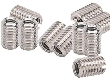 BORDSTRACT Reduziermutter mit Außengewinde, 10 Stücke M5*0.8-M8*1.25-15MM Edelstahl-Gewindereduziermutter Befestigungs-Hardware