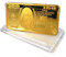 100 Dollar Goldbarren, simulierter vergoldeter Dollar Goldbarren für Briefbeschwerer, Filmrequisite, Neuheit Geschenk