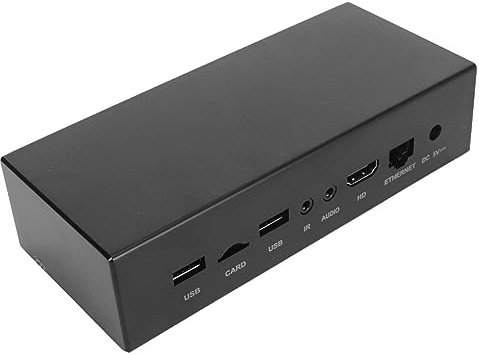 Reproductor Multimedia 4K, 2GB RAM 16GB ROM 2.4/5.8GHz WiFi 5.0 100‑240V Reproductor Multimedia Digital para TV para 10.0 (Enchufe de la UE)