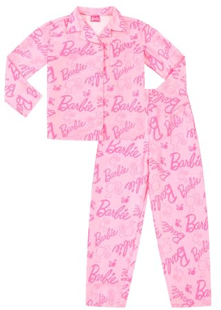 Barbie Pyjama long en satin de soie pour femme et fille