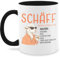 Tasse Tassen 325ml - Job & Beruf - Schäff - Geschenk Chef Leiter Vorgesetzter Anführer Lustig Witzig Weihnachten - 325 ml - Schwarz - geschenke fuer chefs sprüche arbeit für kaffeetasse