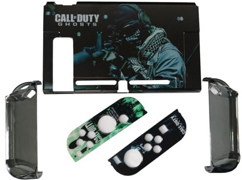 TB® Dockable Case for Nintendo Switch Grip Protective Cover Case Compatible with Nintendo Switch Console Controller (Call Of Duty)