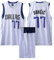 2-Teiliges Kinder/Erwachsener Basketball Jersey Shirt und Shorts 2024, Kinder/Erwachsener Basketball ärmellose Anzug, Kinder/Erwachsener Basketball Jersey & Basketball Shorts Weiß L