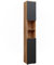 Vicco Badschrank Irma, Badezimmerhochschrank, Goldkraft Eiche/Anthrazit, 30 x 192 cm