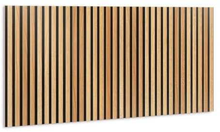 Tulup Imperméable PVC 100x50cm Panneaux Autocollants Muraux pour la Cuisine Salle de bains Adhesive - Planches à lamelles en bois