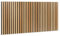Tulup Imperméable PVC 100x50cm Panneaux Autocollants Muraux pour la Cuisine Salle de bains Adhesive - Planches à lamelles en bois