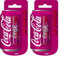 Lip Smacker Coca Cola Collection, Lippenbalsam mit Kirsch-Cola-Geschmack, inspiriert von Coca-Cola, Feuchtigkeitsspendend und Erfrischend, 1 Stück (Packung mit 2)
