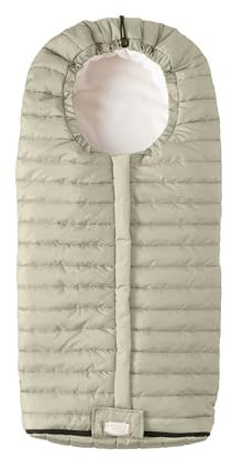 Nuvita Moovo 9658 Junior Slender | Saco Universal para Cochecito | Máxima protección contra el frío de 6 a 36 Meses (100 cm) | Ultra Fino, Ligero y Protector hasta -10 °C | Pistacho
