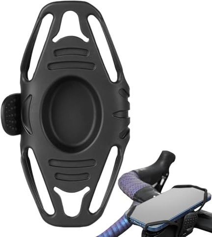 Supporto per telefono per moto anti-vibrazione, Supporto per telefono per moto con smorzatore di vibrazioni | Porta cellulare regolabile - Clip per telefono per scooter, morsetto per manubrio per supp