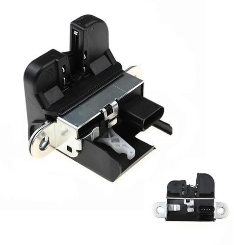 JYCONNECTS Cerradura de maletero para maletero, tapa de maletero, cerradura de puerta compatible con VW Golf Tiguan, Touran, Polo, repuesto para 1T0827505 1K6827505E 5K0827505 5ND827505