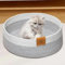 Katzenbett Haustierbett, Katzenkorb Zum Schlafen Aus Baumwollseilen, Katzenbett Waschbar, Rundes Gewebtes Katzenbettchen, Hundebett Korb Geflochten Für Katzen Schlafplatz 40 cm