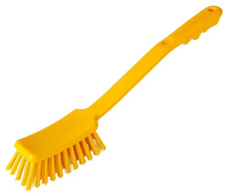 1 Stück Haug Bürsten Haug Bürsten, Stielbürste, langer Griff, Packung, gelb, L: 40cm, B: 4,8cm, H: 7cm