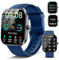 Smart Watch, 2025 HD 1.91 Smartwatch for Men Women with Answer/Make Calls, Heart Rate/Sleep/SpO2 Monitor, 112+ Sports Step Counter, IP68 Waterproof Activity Fitness Trackers for Android iOS Phone
