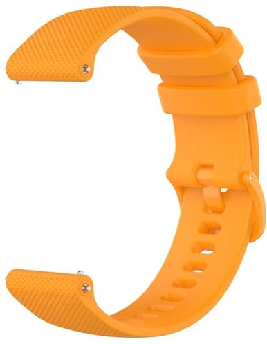 VELULYX bracelet Compatible avec Garmin Venu 2S/Venu 3S/Vivomove 3S/Vivoactive 4S, 18MM Soft Silicone bracelet for Fossil Gen 6/5E/3/4/Withings Steel HR 36mm/ScanWatch 2 47mm