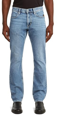 G-STAR Men's Mosa Straight Jeans, Blue (vintage uniform blue D23692-D761-H151), 32W / 32L