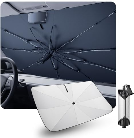 [2026 Upgrade] CDEFG Compatible con Hyundai i20 N/N Line 2021-2024 2025 Protección Solar Cubiertas Parasol Parabrisas Delantero Parasol Parabrisas Auto Parasol Accesorios
