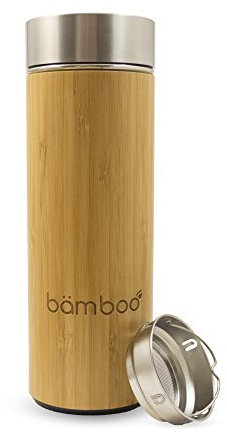 bämboo - Infusion Vacuum Bottle - Thermosflasche mit Sieb, Teebereiter, Detox-Flasche