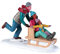 LEMAX Family mit Schlitten Family Snow Day für Ihr Weihnachtsdorf